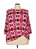 Ruby Rd. Pink 3/4 Sleeve Blouse Size 2X - photo 1