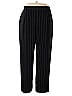 Carlisle Stripes Black Wool Pants Size 16 - photo 1