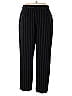 Carlisle Stripes Black Wool Pants Size 16 - photo 2