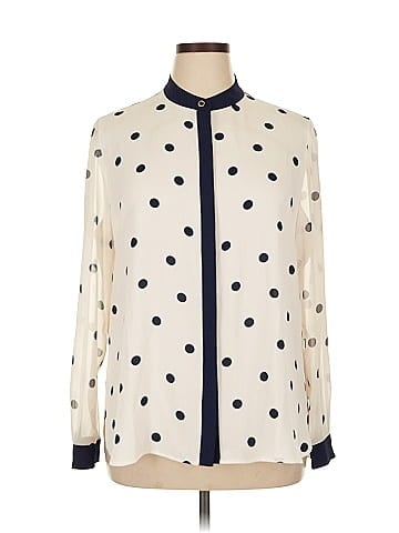 Anne Klein Long Sleeve Blouse (view 1)