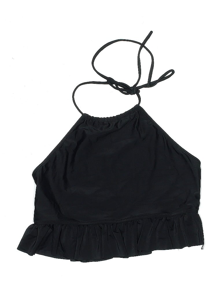 Pre-owned Unbranded Swimsuit Top Black Swimwear