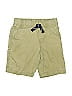 Carter's 100% Cotton Solid Green Khaki Shorts Size 4 - photo 1