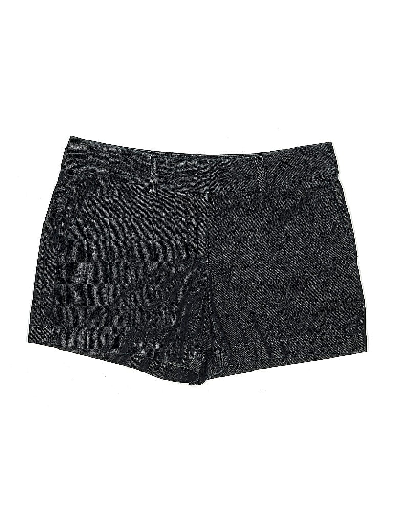 Pre-owned Ann Taylor Loft Denim Shorts In Black