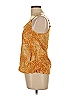 Mystree 100% Rayon Gold Sleeveless Blouse Size L - photo 4