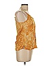 Mystree 100% Rayon Gold Sleeveless Blouse Size L - photo 3