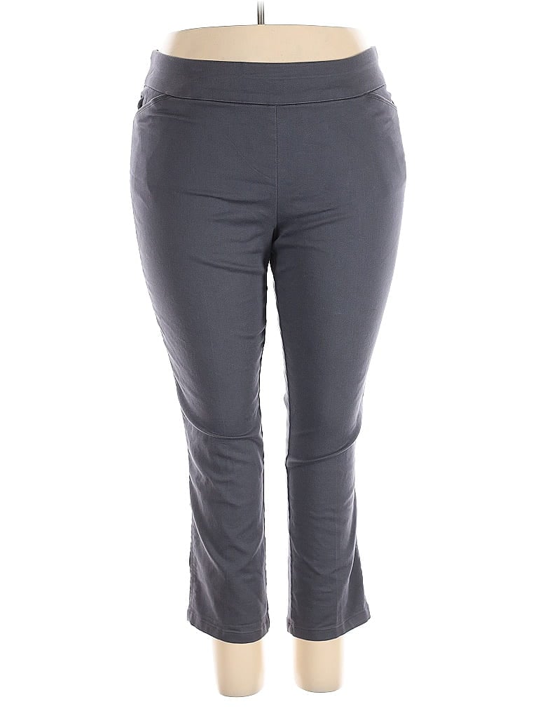 Pre-owned Croft & Barrow Active Pants In Gray