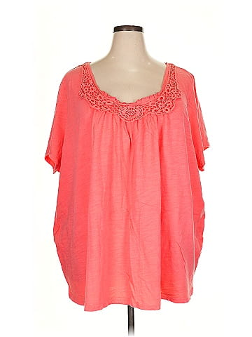 Woman Within Short Sleeve Blouse (view 1)