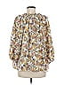 Rose + Olive 100% Polyester Ivory 3/4 Sleeve Blouse Size M - photo 2