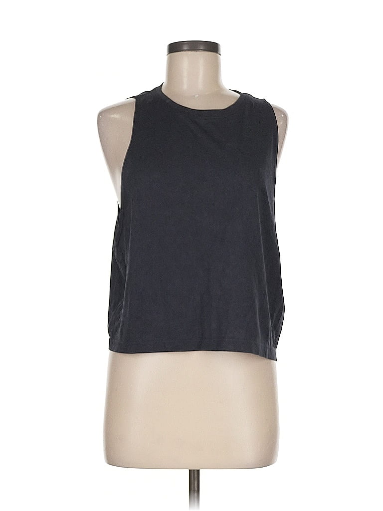 Pre-owned Offline By Aerie Sleeveless T-shirt In Black