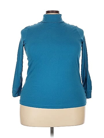 Woman Within Long Sleeve Turtleneck (view 1)