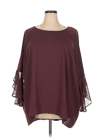 LC Lauren Conrad 3/4 Sleeve Blouse (view 1)