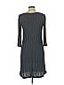 Three Dots Chevron-herringbone Gray Casual Dress Size L - photo 2