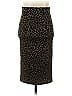 Necessary Objects Animal Print Brown Green Casual Skirt Size XS - photo 1