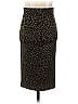 Necessary Objects Animal Print Brown Green Casual Skirt Size XS - photo 2
