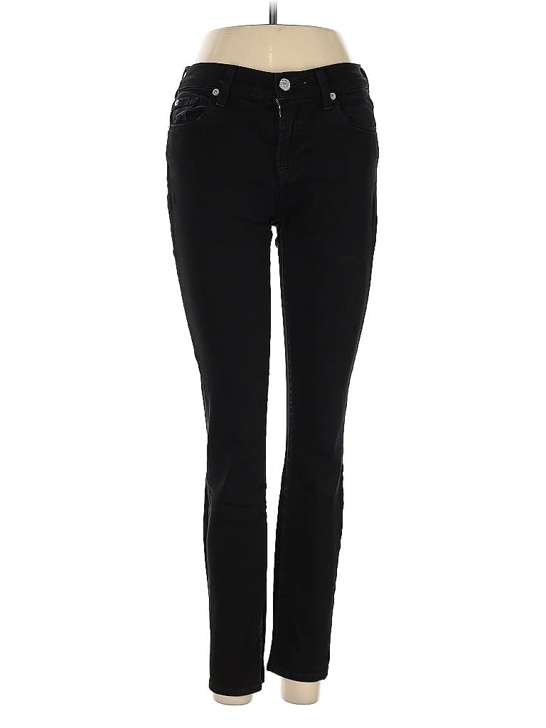 Pre-owned 7 For All Mankind Casual Pants In Black