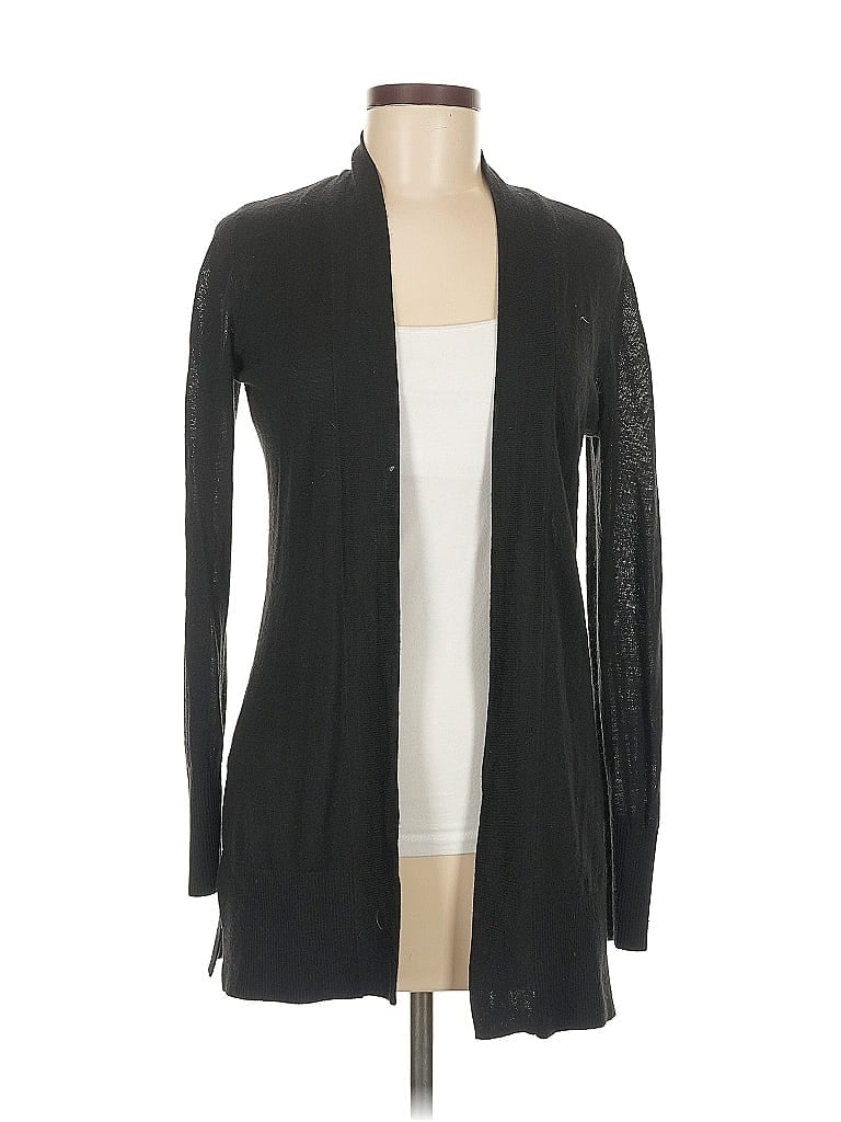 Pre-owned Ann Taylor Factory Cardigan Sweater In Black