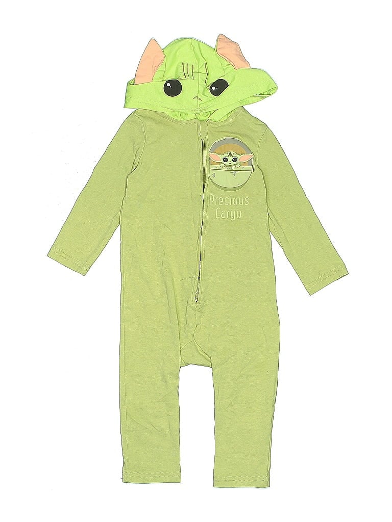 Star Wars Graphic Green Long Sleeve Onesie Size 2T - photo 1