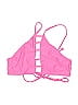 Zeraca Solid Pink Swimsuit Top Size 8 - 10 - photo 1