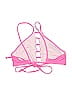 Zeraca Solid Pink Swimsuit Top Size 8 - 10 - photo 2