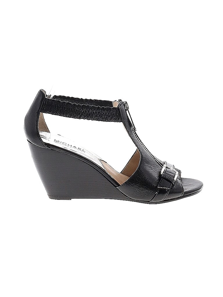 Pre-owned Michael Michael Kors Wedges In Black