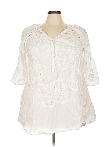 Soft Surroundings 3/4 Sleeve Blouse (view 1)