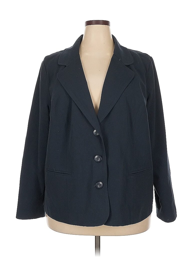 Pre-owned Agb Blazer Jacket In Blue