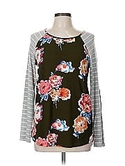 Pink Clover Long Sleeve Top