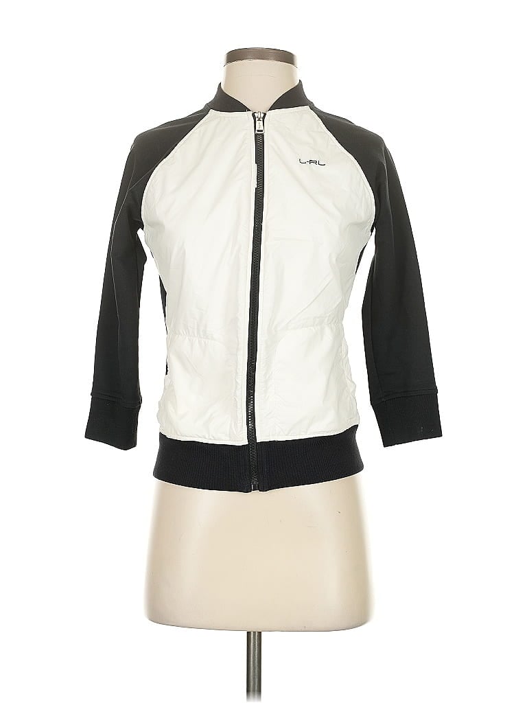 L-RL Lauren Active Ralph Lauren White Track Jacket Size XS - photo 1