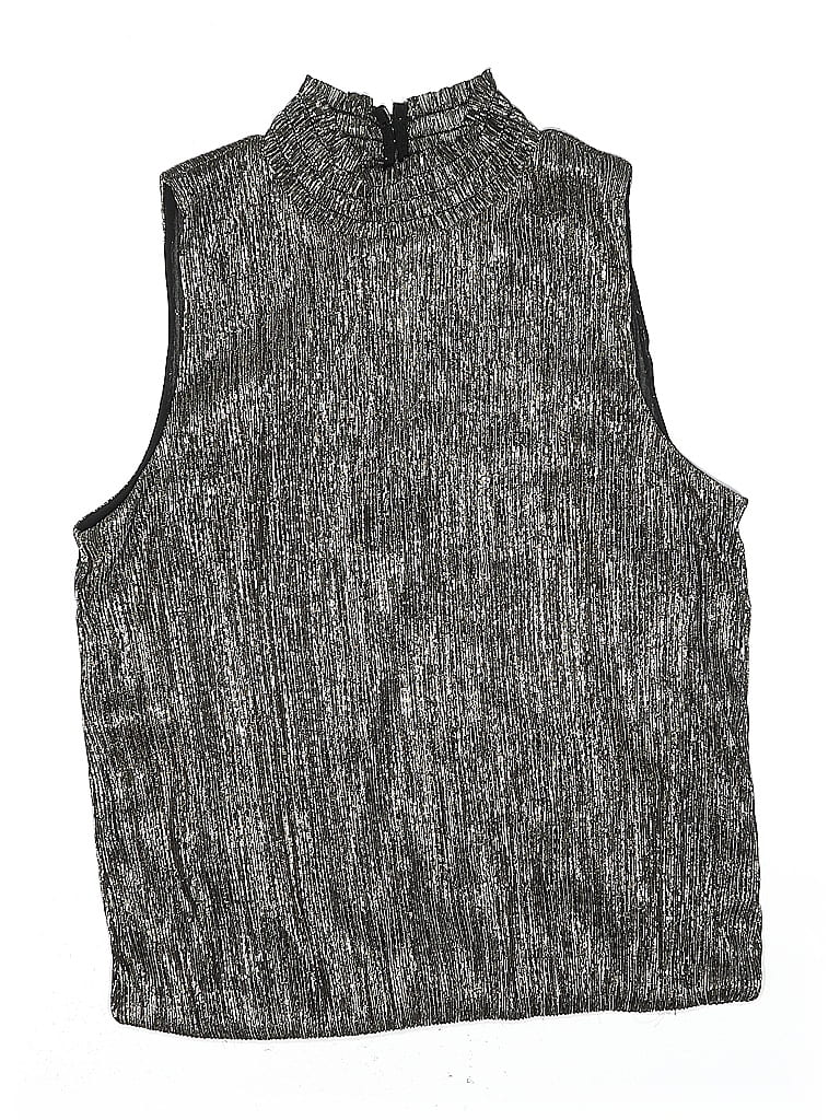 Pre-owned Banana Republic Sleeveless Blouse In Gray