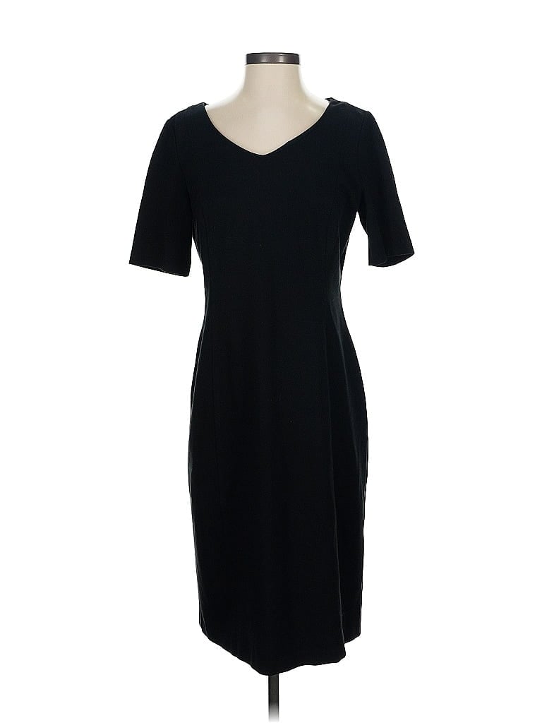 Pre-owned Talbots Casual Dress In Black