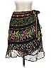 FARM Rio for Anthropologie 100% Viscose Floral Black Casual Skirt Size XS - photo 1