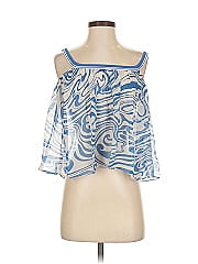 Armani Exchange Sleeveless Silk Top