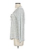 Sundance 100% Linen Gray Long Sleeve Top Size S - photo 5