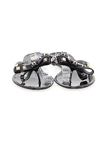 Valentino Garavani Rockstud Jelly Flip Flops (view 2)