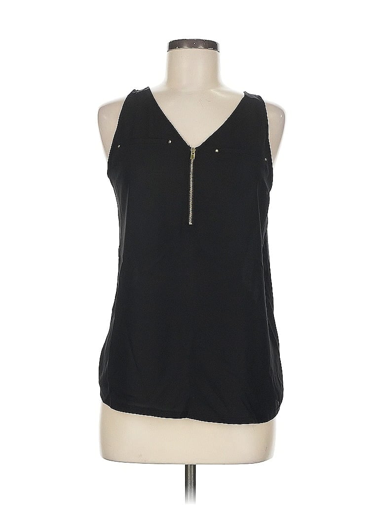 Pre-owned Express Outlet Sleeveless Blouse In Black