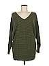 Soho JEANS NEW YORK & COMPANY 100% Acrylic Green Pullover Sweater Size M - photo 1