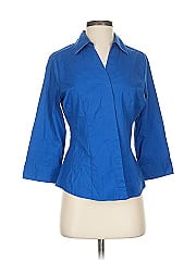 Riders By Lee 3/4 Sleeve Button Down Shirt
