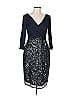 Kay Unger Silver Cocktail Dress Size 10 - photo 1