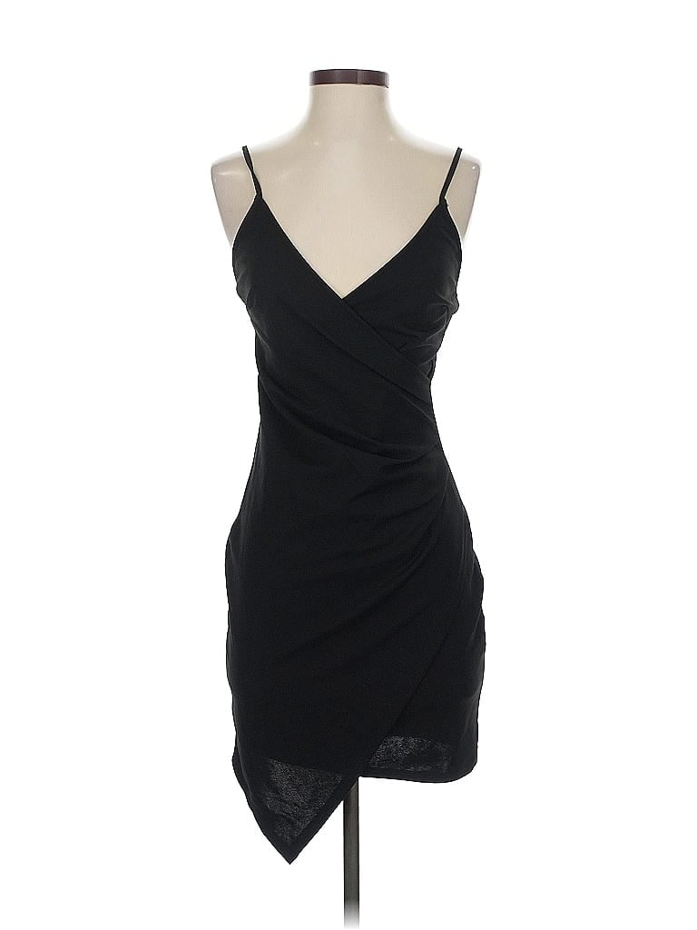 Pre-owned Unbranded Cocktail Dress In Black