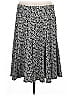 Apt. 9 Graphic Gray Casual Skirt Size M (petite) - photo 2