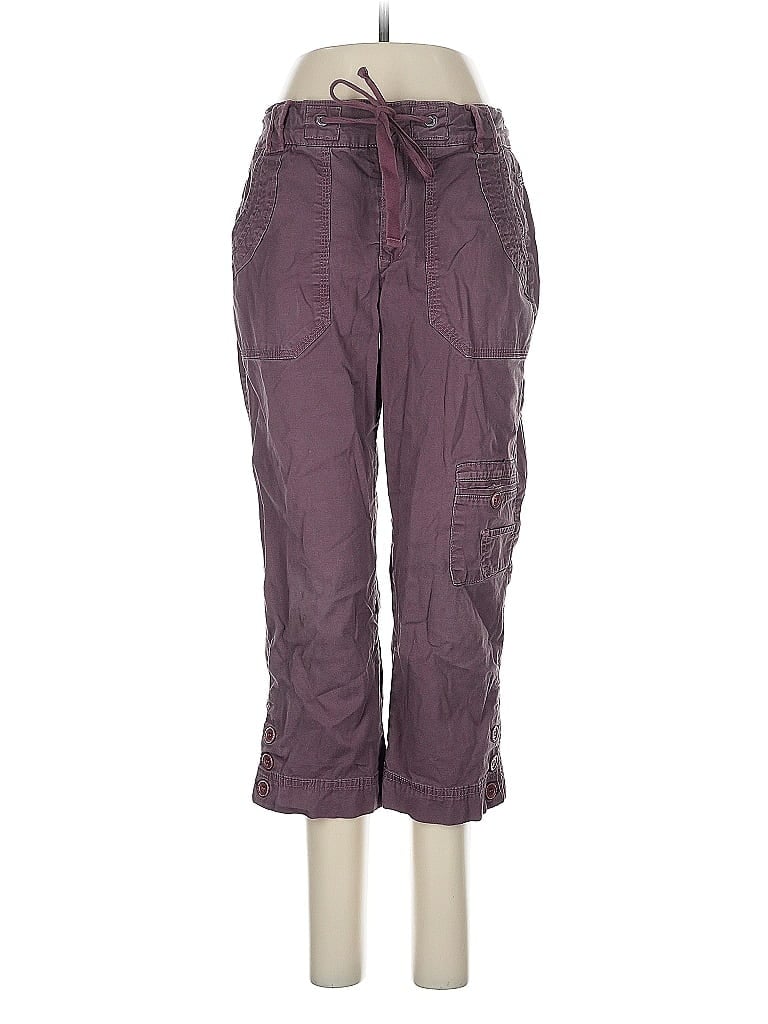 Pre-owned Gloria Vanderbilt Casual Pants In Purple
