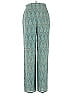 Carlisle 100% Silk Paisley Teal Silk Pants Size 10 - photo 1