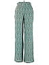 Carlisle 100% Silk Paisley Teal Silk Pants Size 10 - photo 2