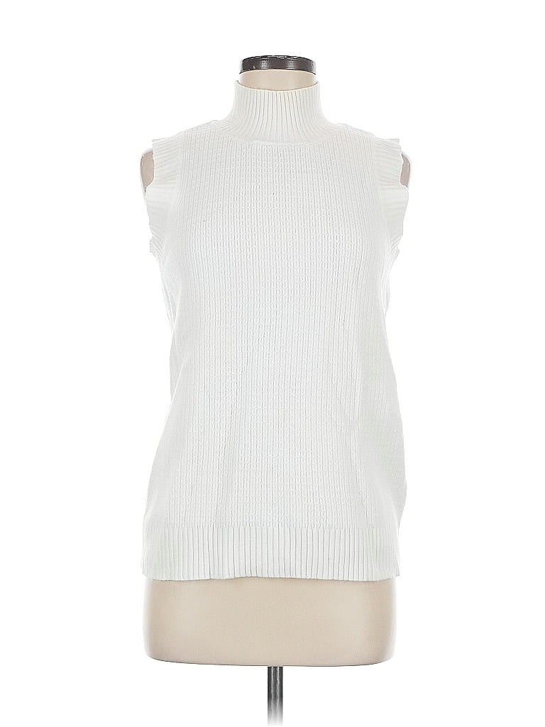 Click to view more detailed imagery on our partner's website Pre-owned Cyrus Sweater Vest In White