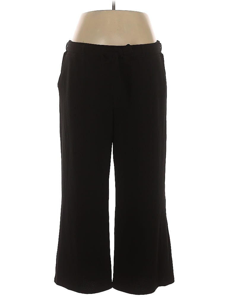 Terra & Sky Black Dress Pants Size 1X (petite) - photo 1
