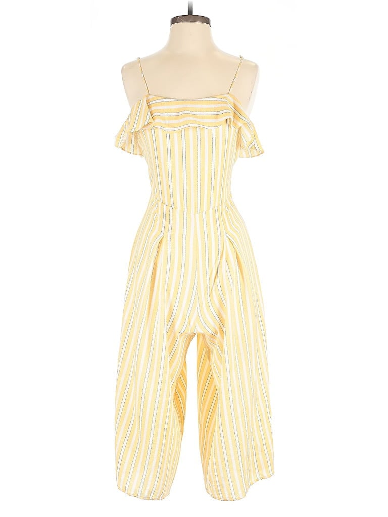 Pre-owned Altar'd State Jumpsuit In Yellow