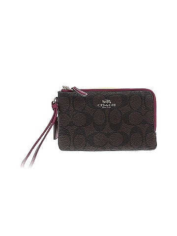 Coach Factory Leather Wristlet (view 1)