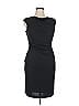 David Meister 100% Polyester Solid Black Cocktail Dress Size 14 - photo 1