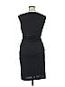 David Meister 100% Polyester Solid Black Cocktail Dress Size 14 - photo 3