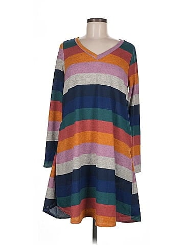 Perfect Peach Casual Dress (view 1)